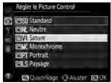 NIKON D3300+18-105Mm - Sélectionnez un Picture Control. - 2