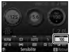 NIKON D3300+18-105Mm - Affichez les options de sensibilité. - 3