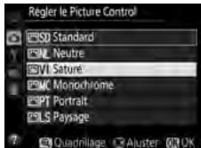 NIKON D3300+18-105Mm - Sélectionnez un Picture Control. - 3