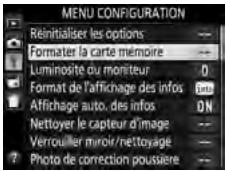 NIKON D3300+18-105Mm - Formatage des cartes mémoire - 1