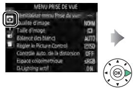 NIKON D3300+18-105Mm - Menu Prise de vue : options de prise de vue - 2
