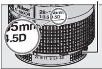 NIKON D3300+18-105Mm - Reconnaitre les objectifs à microprocesseur et de type D, E et G - 3