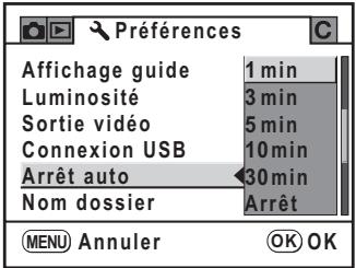 PENTAX K200D+18-55+50-200 - Désactivation de l'arrêt automatique - 1