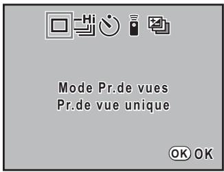 PENTAX K200D+18-55+50-200 - Appuyez sur le bouton de navigation (▲). - 1
