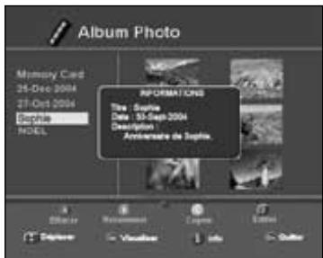 SAGEM PVR 66160T - 10-4 GESTION DES ALBUMS - 2