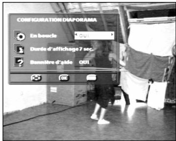 SAGEM PVR 66160T - Mode diaporama : - 1
