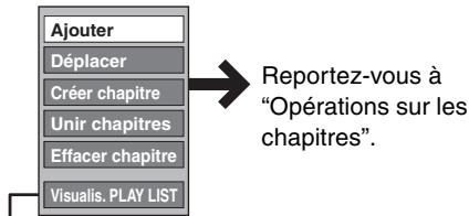 PANASONIC DMIR-E85H - Modification et lecture de listes de lecture/de chapitres - 4