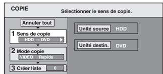 PANASONIC DMIR-E85H - Copie avec utilisecation de la liste de copie - 1
