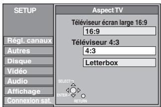 PANASONIC DMIR-E85H - Appuyez sur [ , , , ] pourCHOISIR "SETUP" et appuyez sur [ENTER]. - 2