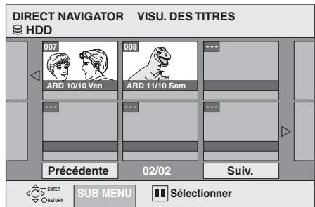 PANASONIC DMIR-E85H - Appuyez sur [DIRECT NAVIGATOR]. - 1