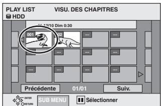 PANASONIC DMIR-E85H - Modification et lecture de listes de lecture/de chapitres - 3