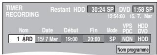 PANASONIC DMIR-E85H - Appuyez sur [ENTER]. - 1