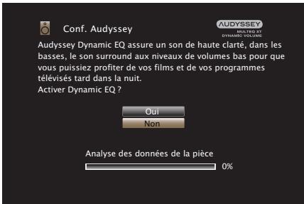 MARANTZ AMPLI HOME CINEMA 5R5015 DAB SILVER - Effectuez le paramétrage de audyssey dynamic EQ® et audyssey dynamic volume®. - 1