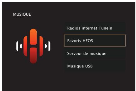 MARANTZ AMPLI HOME CINEMA 5R5015 DAB SILVER - Lecture des favoris HEOS - 1