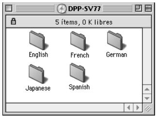 SONY DPP-SV772001 - Uso de la impresora con ordinadores Macintosh - 1