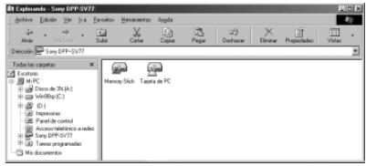 SONY DPP-SV772001 - Uso del software lector - 1