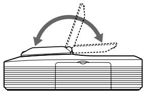 SONY DPP-SV772001 - Ouverture du panneau de commande - 2