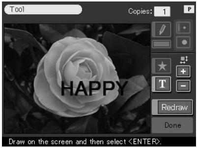 SONY DPP-SV772001 - To delete characters in the input box - 1