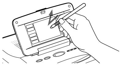 SONY DPP-SV772001 - Utilisation du crayon optique - 1