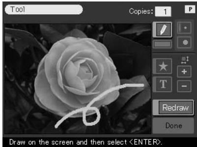 SONY DPP-SV772001 - Tap [ENTER]. - 1