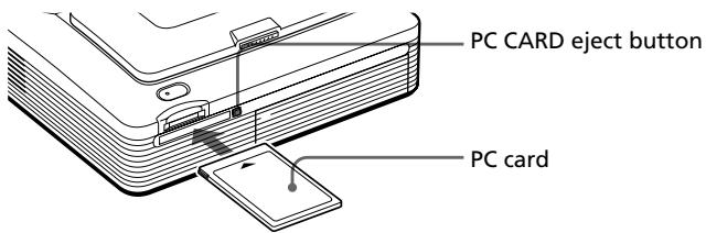 SONY DPP-SV772001 - Printing an image from a PC card - 1
