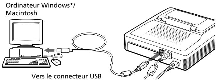 SONY DPP-SV772001 - Raccordement à un ordinateur (facultatif) - 1