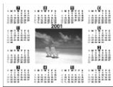 SONY DPP-SV772001 - Création d'un calendrier - 1