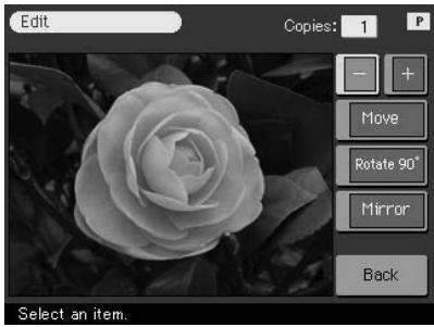 SONY DPP-SV772001 - Changing the image size and position - 1