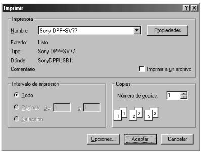 SONY DPP-SV772001 - Paraestablishecerpropietadesdelaimpresora - 1