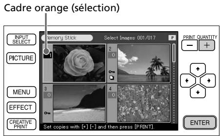 SONY DPP-SV772001 - Appuyez sur [ENTER] ou PRINT QUANTITY [+ ] - 1