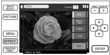 SONY DPP-SV772001 - Utilidades del menu Effect - 1