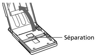 SONY DPP-SV772001 - Insertion du papier d'impression - 1