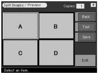SONY DPP-SV772001 - Tap the desired template. - 1