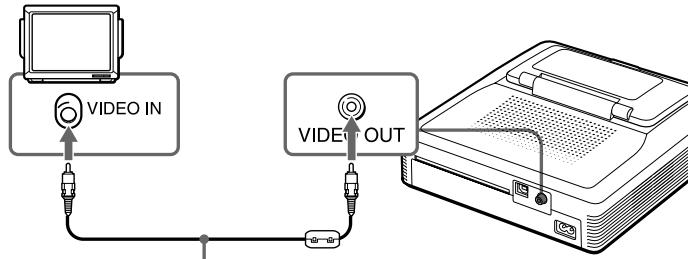 SONY DPP-SV772001 - Conexión a un telector (optional) - 1