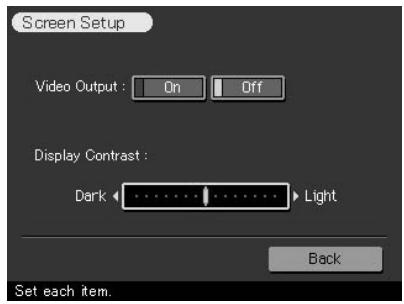 SONY DPP-SV772001 - Tap [Screen Setup]. - 1