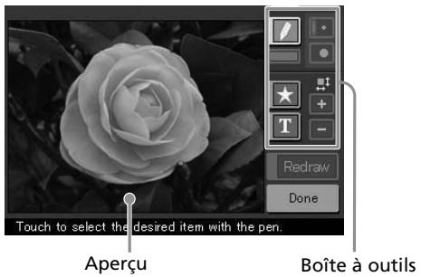SONY DPP-SV772001 - Fonctions du sous-menu Tool - 1