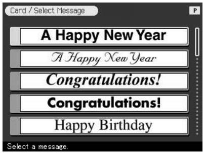 SONY DPP-SV772001 - Tap the greeting area. - 1