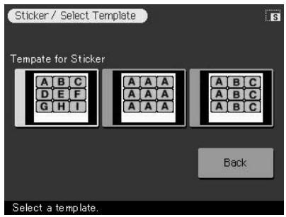 SONY DPP-SV772001 - Toque [Sticker] en el menu principal Creative Print. - 1