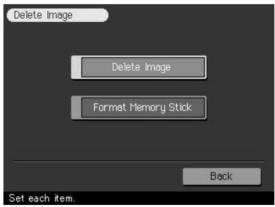 SONY DPP-SV772001 - Eliminación de una o variedes imagenes seleccionadas - 1