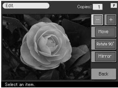SONY DPP-SV772001 - Cambio de la posición yullan de laImagen - 1