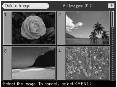 SONY DPP-SV772001 - Appuyez sur [Delete Image]. - 1