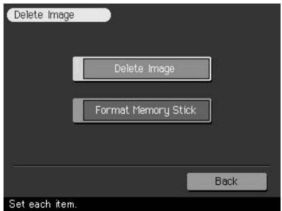 SONY DPP-SV772001 - Suppression des images sélectionnées - 1