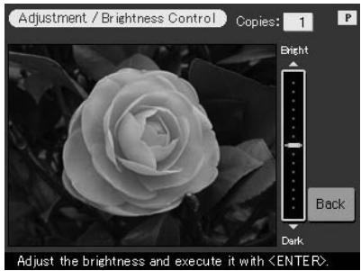 SONY DPP-SV772001 - Tap the desired adjustment item. - 1