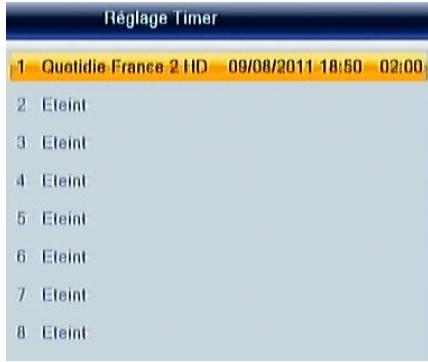 CGV 70125 - Réglages système\Réglage Timer (Programmateur) - 2