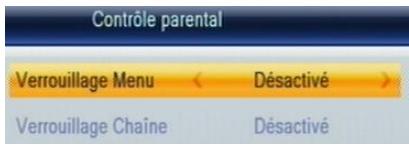 CGV 70125 - Réglages système\ Contrôle parental - 1