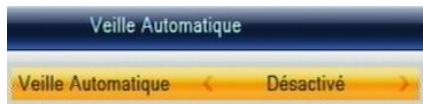 CGV 70125 - Réglages système\ Veille Automatique - 1
