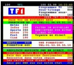 CGV 70125 - Téletexte - 1