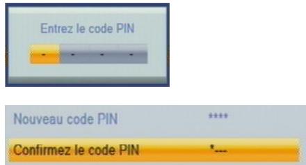 CGV 70125 - Régliages Systèmes\Changer le code PIN - 1