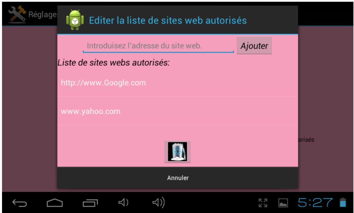 HELLO KITTY HEU004DcO - Réglages du contrôle parental - 3