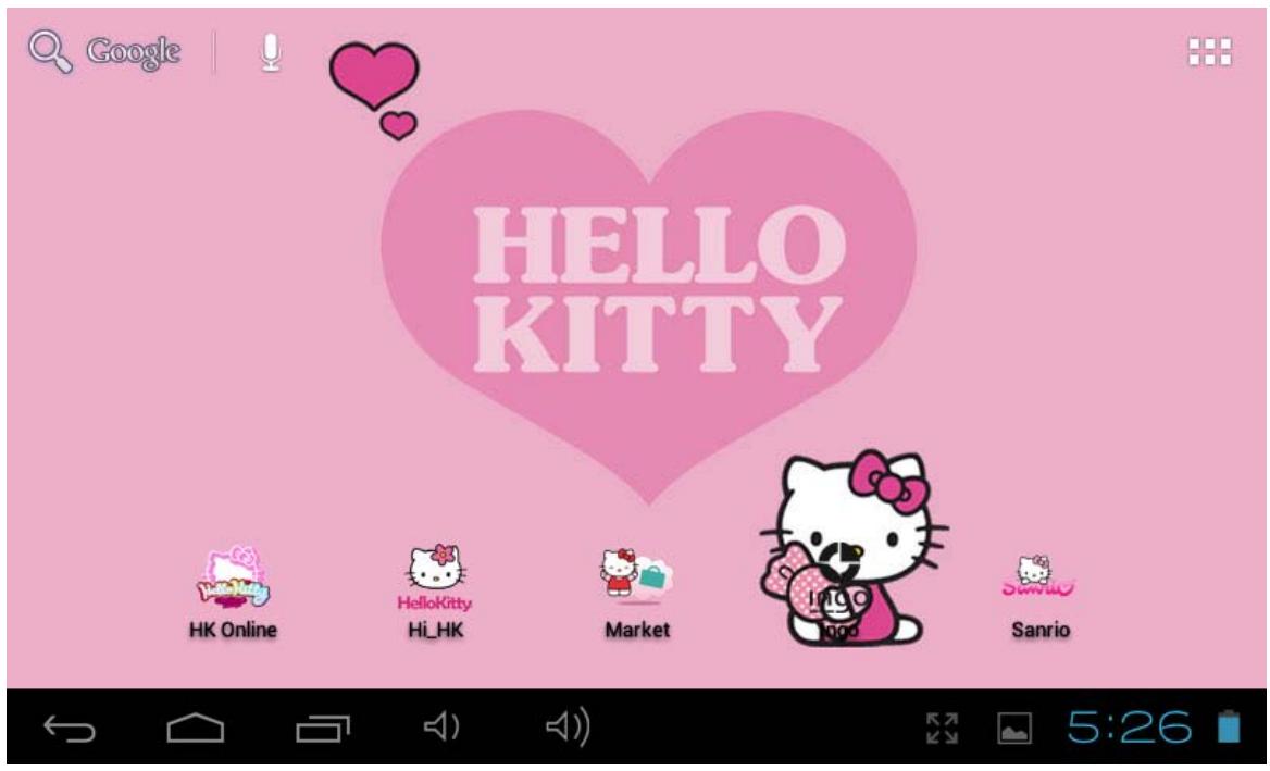 HELLO KITTY HEU004DcO - Écran d'accueil - 1